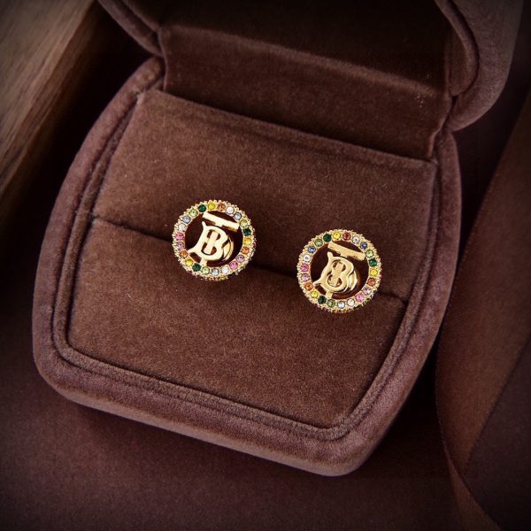 18K BB Color Crystals Earrings - Image 4