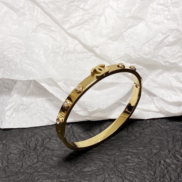 18K CC Vintage Diamond Bracelet - 图片 13