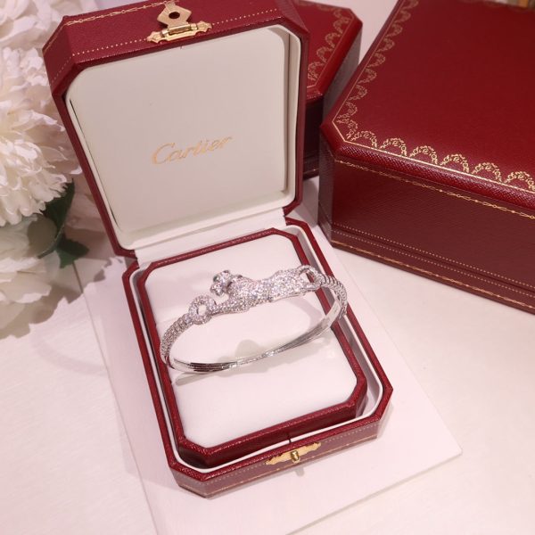 18K Panthère De Diamonds Bracelet - 图片 7