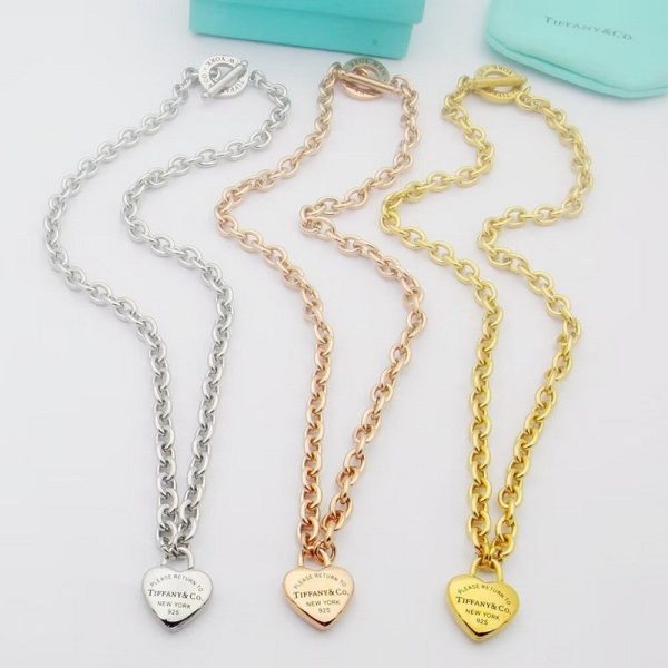 18K Return to Tiffany Full Heart Tag Chain Necklace - 图片 7