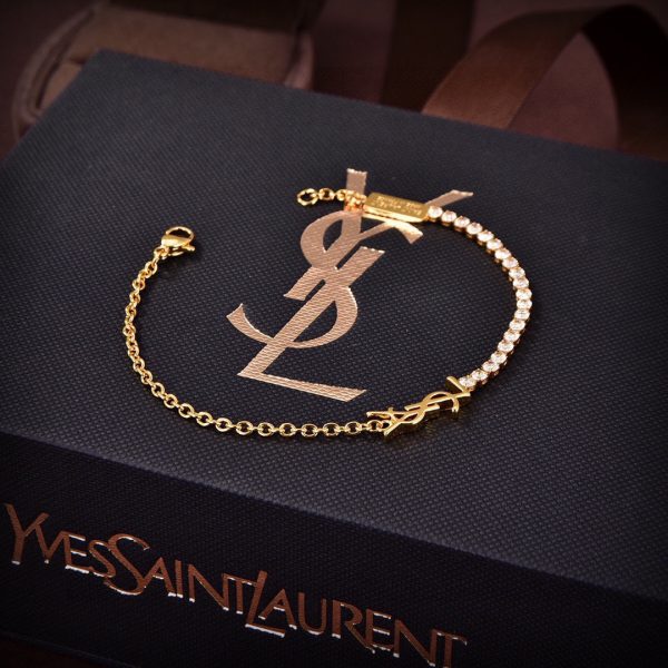 18K Saint Crystals Chain Bracelet - 图片 6