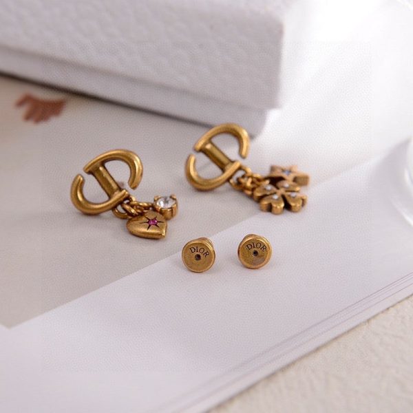 18K CD Lucky Charms Earrings - 图片 7