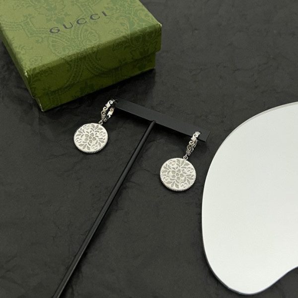 18K Double GG Icon Blooms Earrings - 图片 10