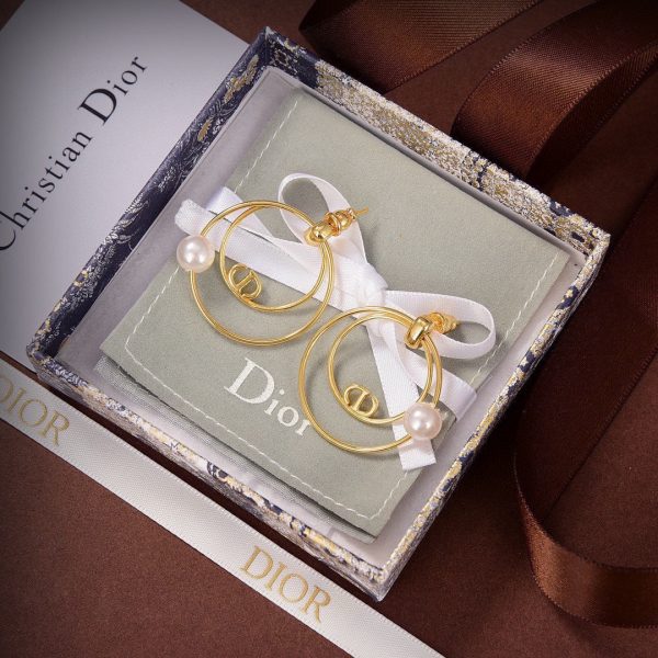 18K CD Revolution Pearl Earrings - 图片 4
