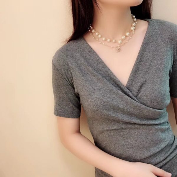 18K CC Pearls Necklace - 图片 5
