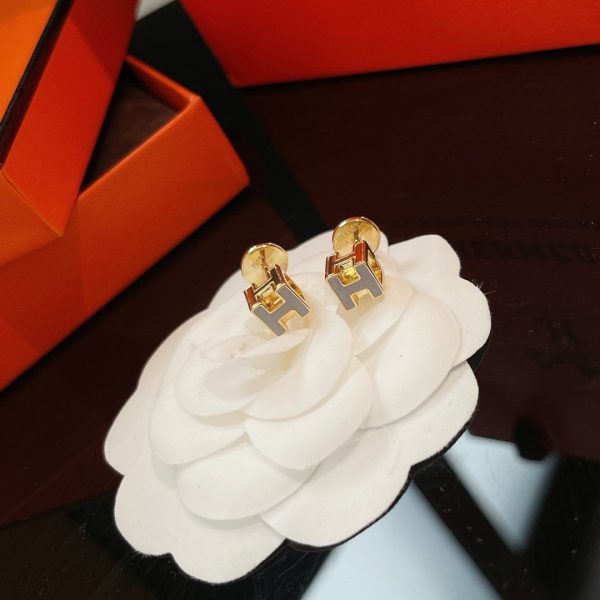 18K Cage D'H H Earrings - 图片 5