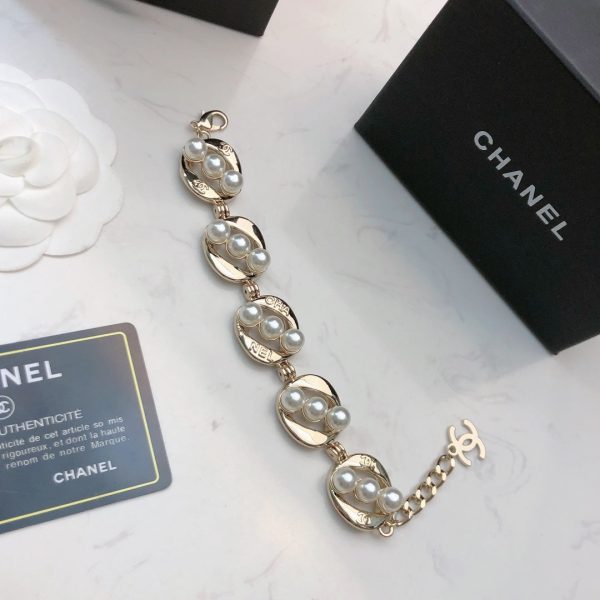 18K CC Pearl Bracelet - 图片 4