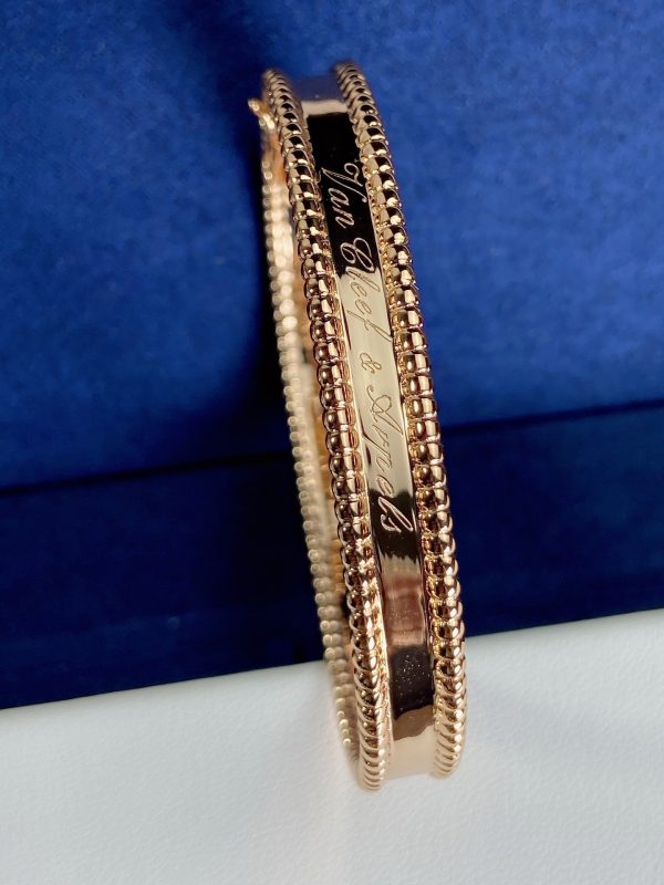 18K Rose Gold Perlée Signature Bracelet - 图片 2