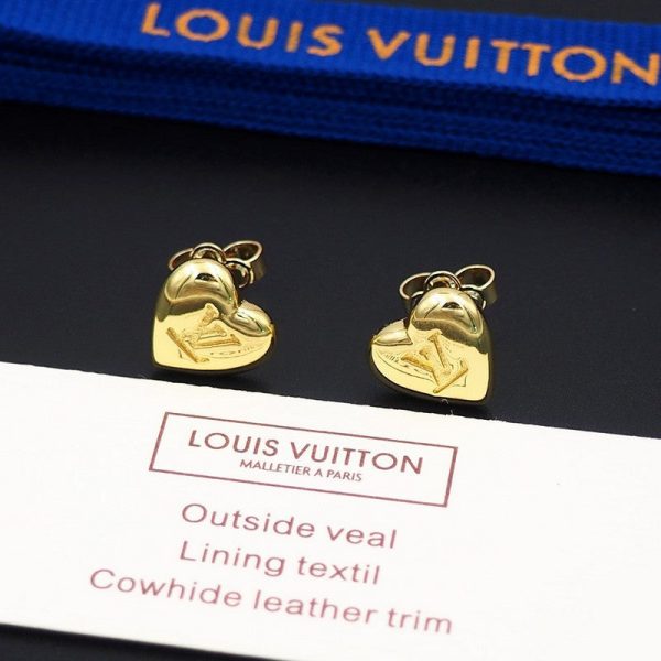 18K Louis Heart Earrings - 图片 3