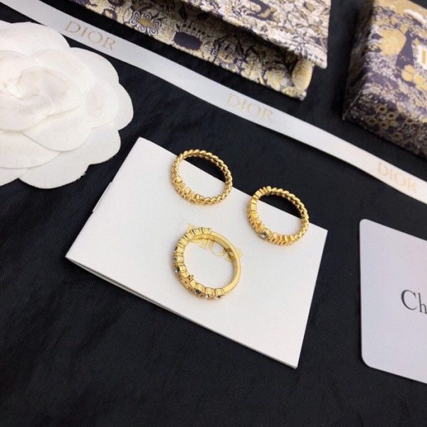 18K CD Star Set Of Three Rings - 图片 6