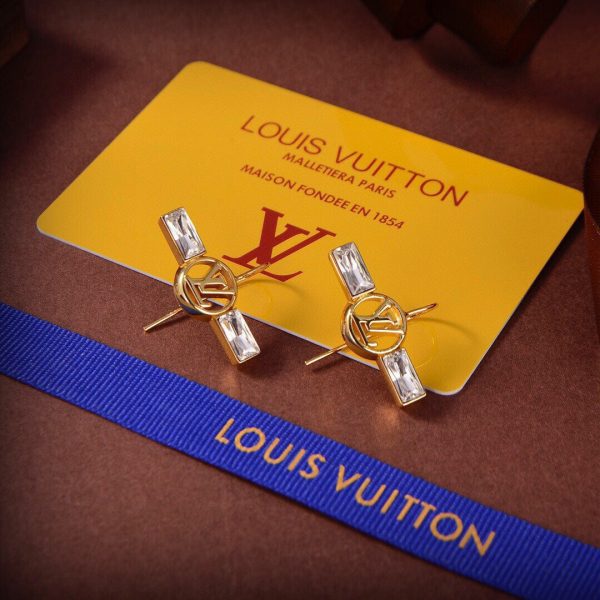 18k Louis Crystals Earrings - 图片 6