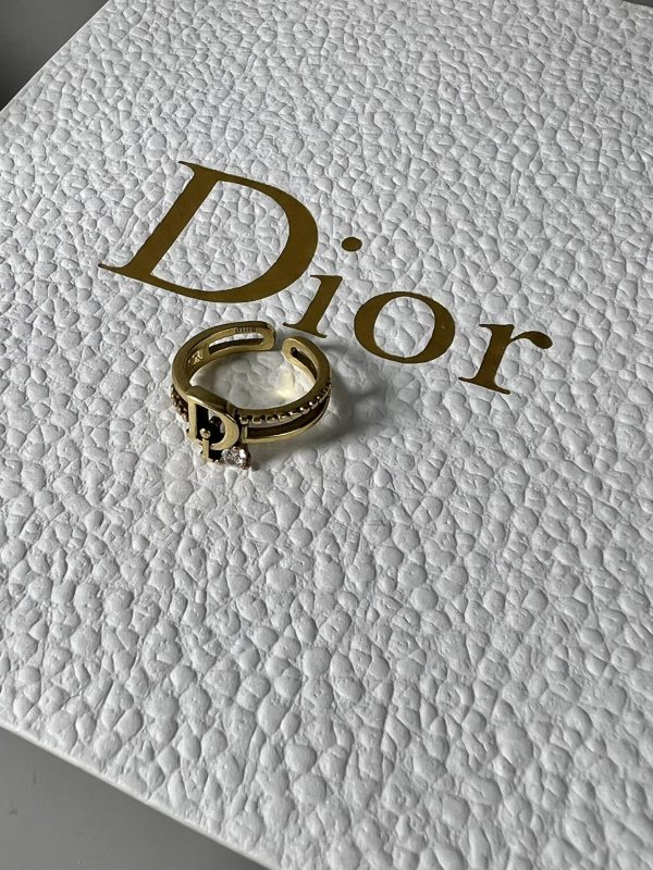18K CD Crystal Rings - 图片 6