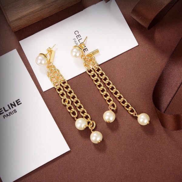 18K Triomphe Long Earrings - Image 5
