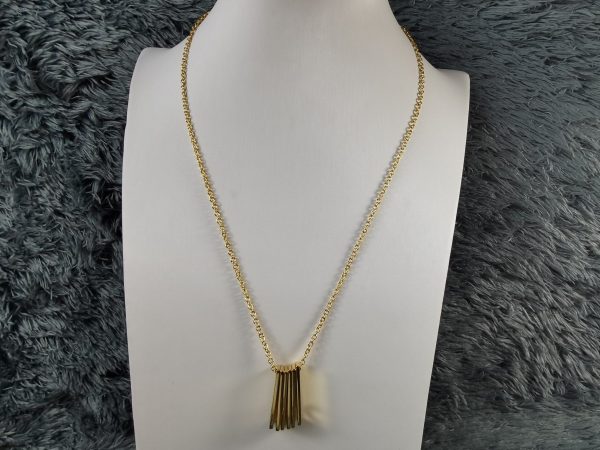 18K Triomphe Script Necklace - 图片 2