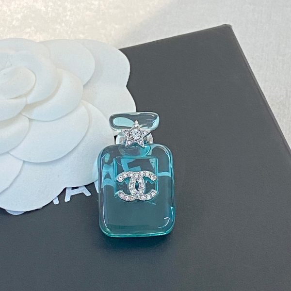 18K CC Perfume Color Bottle Brooch - Image 23