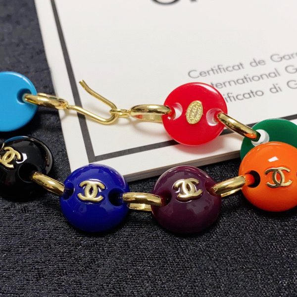 18K CC Color Beads Necklace - Image 3