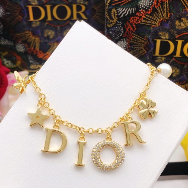18K CD Script Diamond Bracelet - 图片 7