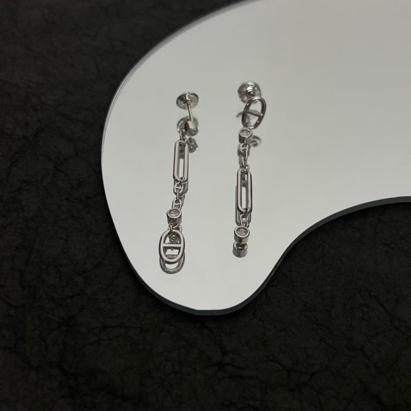 18K Chaine D'ancre Chaos H Earrings - 图片 14