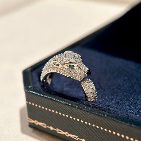 18K Panthère De Diamond Ring - 图片 6