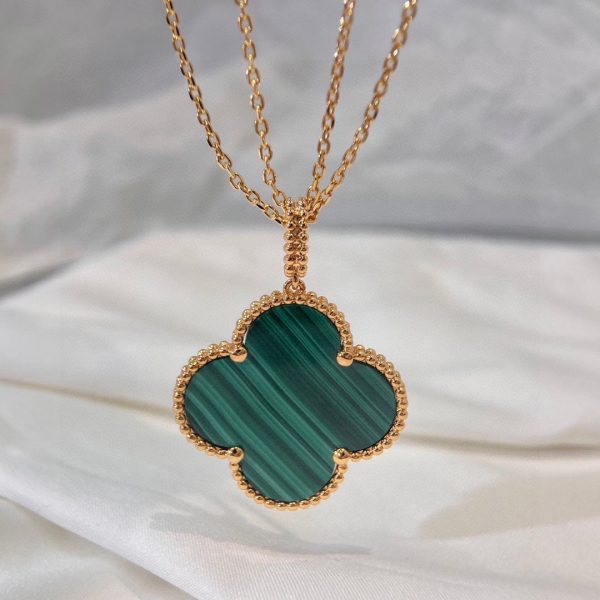 18K Magic Alhambra Malachite Necklace - 图片 8