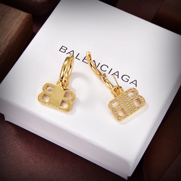 18K BB Pendant Earrings - 图片 6
