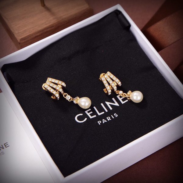 18K Triomphe Vintage Pearls Earrings - 图片 5