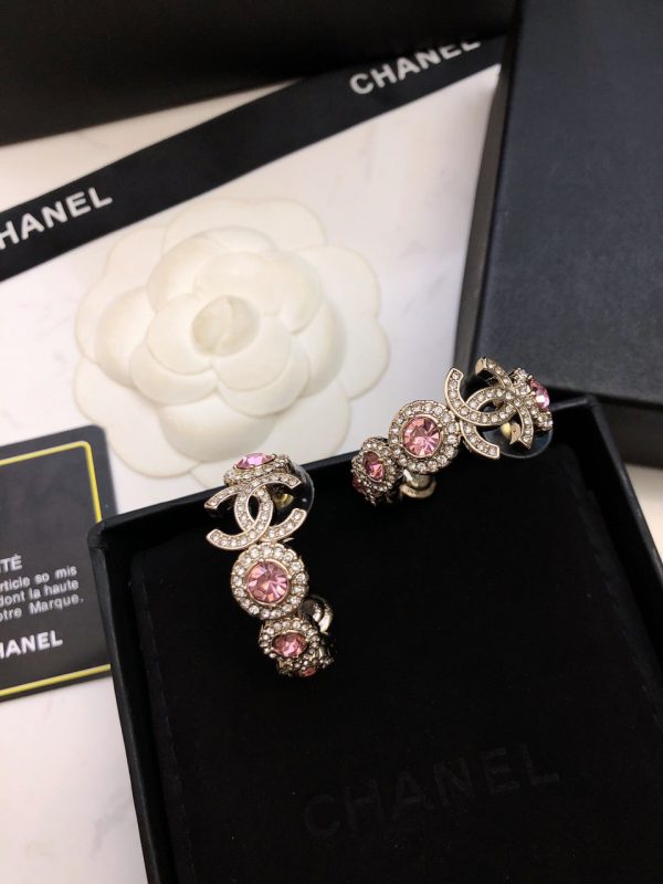 18K CC Flowers Earrings - 图片 7