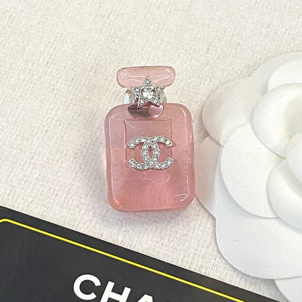 18K CC Perfume Color Bottle Brooch - Image 2