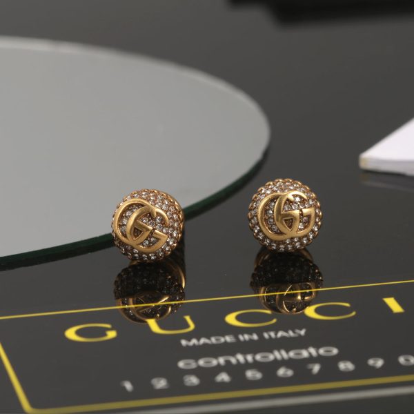 18K Double G Vintage Earrings - 图片 5