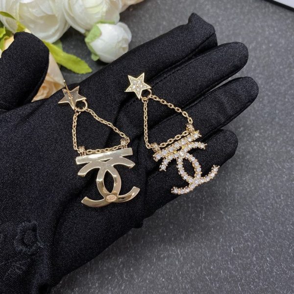18K CC Star Earrings - 图片 8