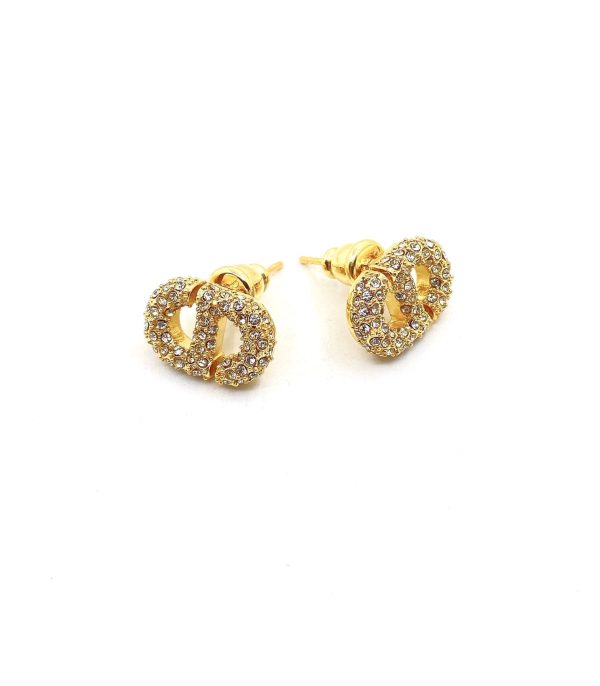 18K CD Diamonds Earrings - 图片 5