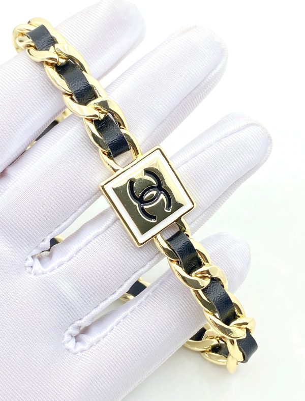 18K CC Leather Necklace - 图片 5