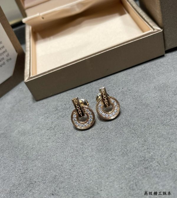 18K BV Rose Gold Earrings - 图片 6