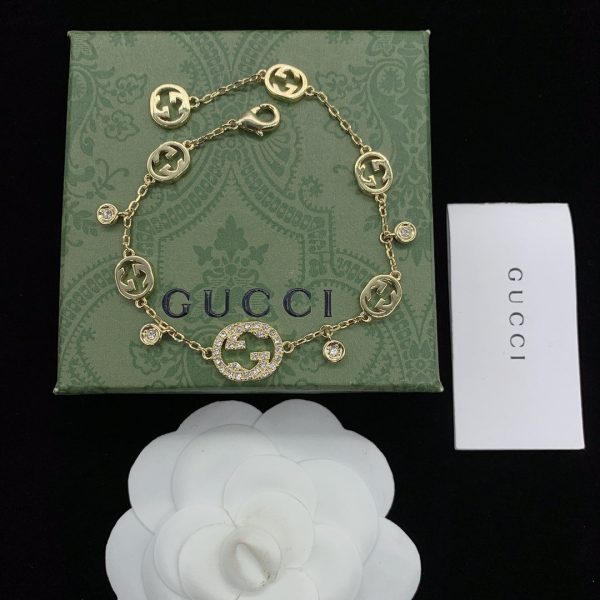 18K Double G Chain Bracelet - 图片 5
