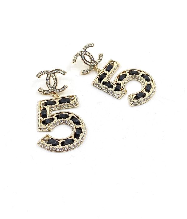 18K CC N0.5 Perfume Earrings - 图片 4
