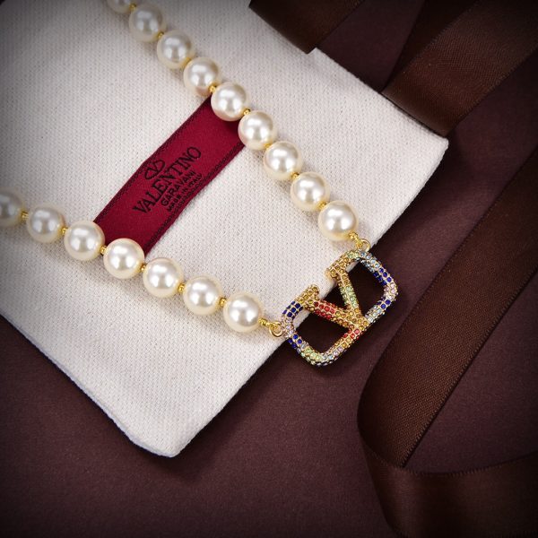 18K Garavani VLogo Signature Necklace - 图片 7