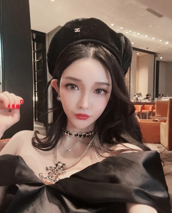 18K CC Leather Chain Necklace - 图片 4