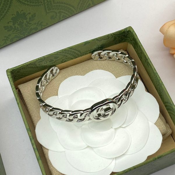 18K Double G Chain Bracelet - 图片 2