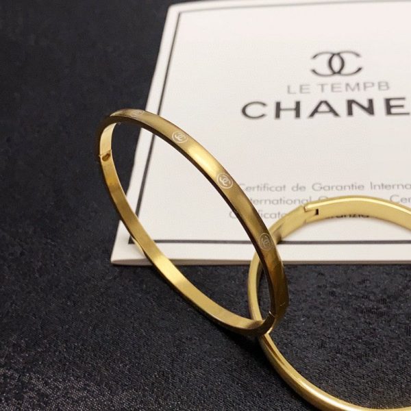 18K CC Yellow Gold Bracelet - 图片 3
