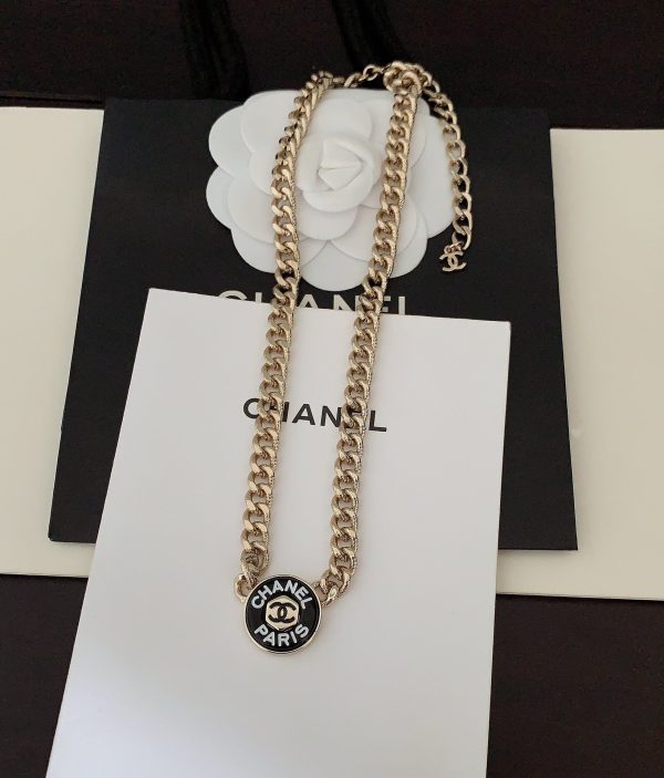 18K CC Paris Choker Necklace - Image 5