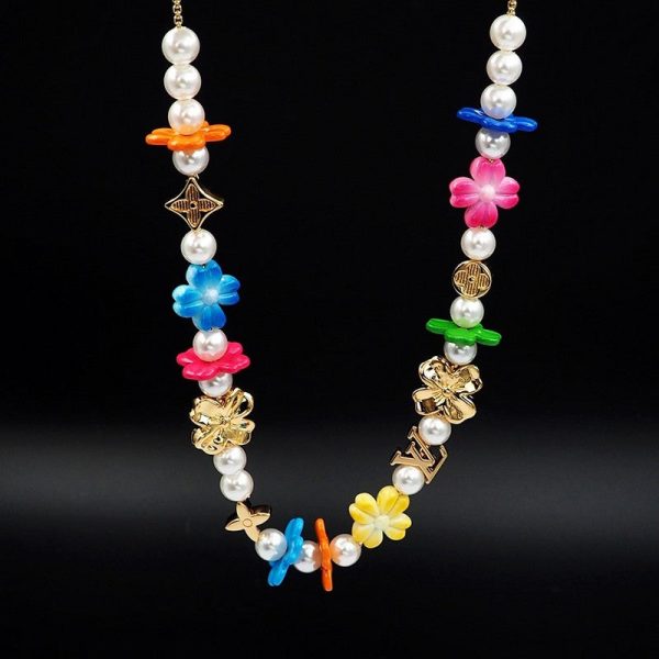 18K Louis Surfin' Flower Necklace - 图片 5