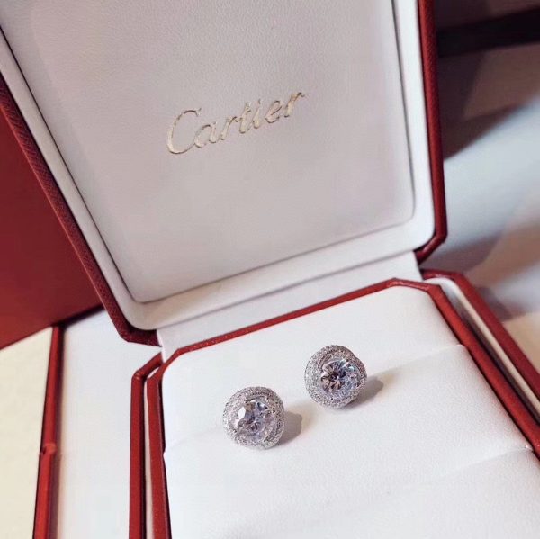 18K Trinity Ruban Earrings - Image 9