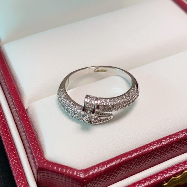 18K Juste Un Clou Diamonds Ring - 图片 5