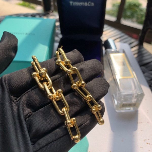18K T HardWear Graduated Link Earrings - 图片 10
