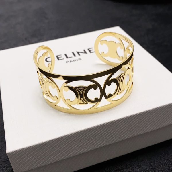 18K Triomphe Open Cuff Bracelet - 图片 9