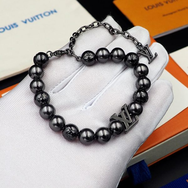 18K Louis Monogram Pearls Bracelet - 图片 11