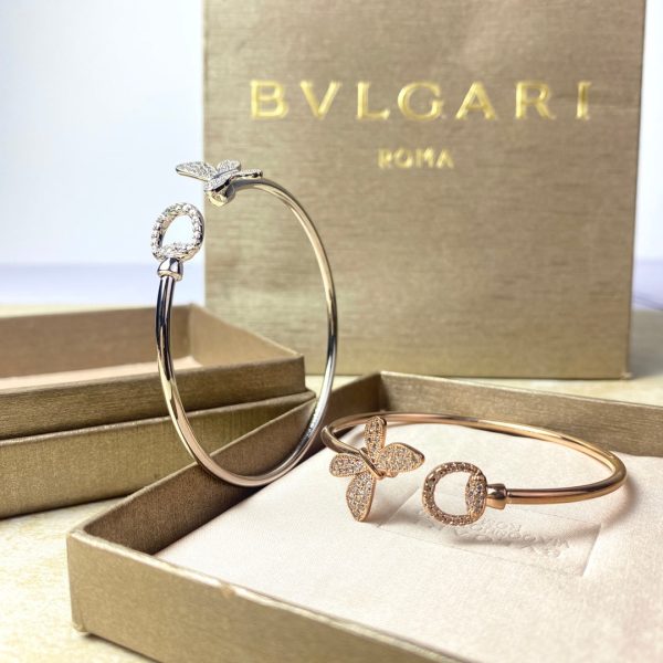 18K Double G Flora Bangle Diamond Bracelet - 图片 5