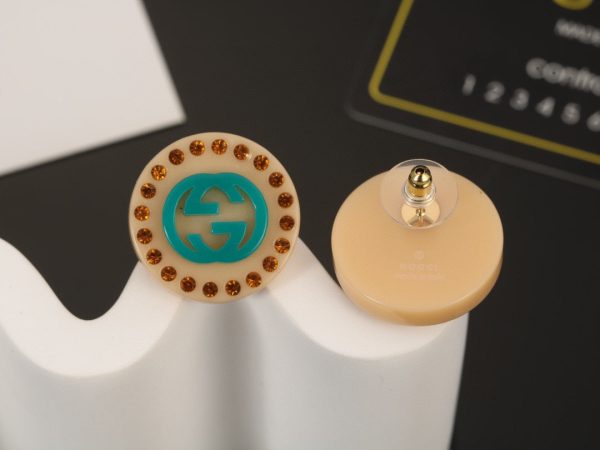 18K Double G Resin Earrings - 图片 6