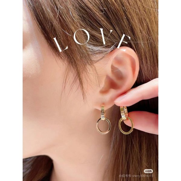 18K Love Earrings - 图片 8