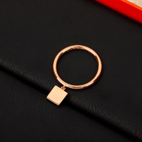 18K Chaine D'ancre Verso H Ring - Image 5